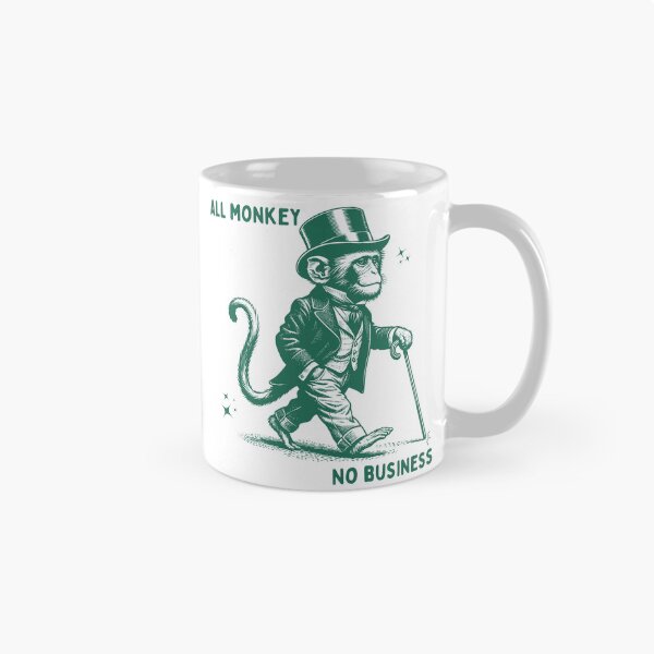 Item preview, All monkey no business designed and sold by Chaos Haven.