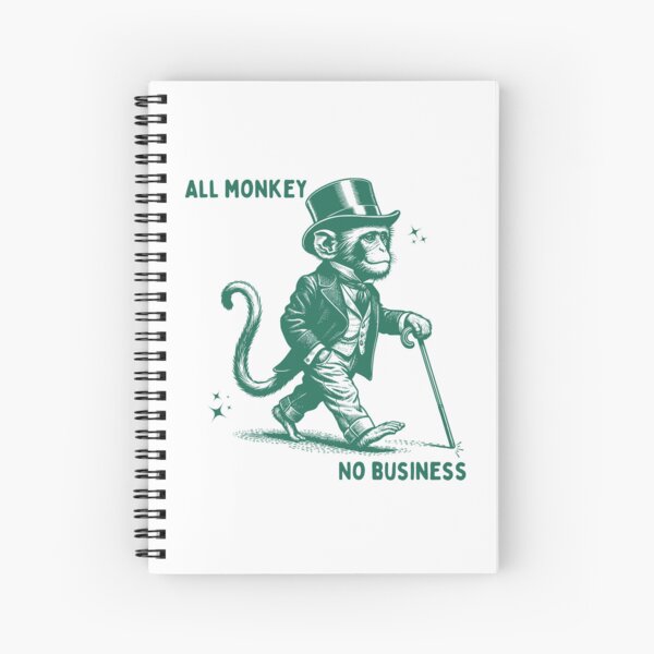 Item preview, All monkey no business designed and sold by Chaos Haven.