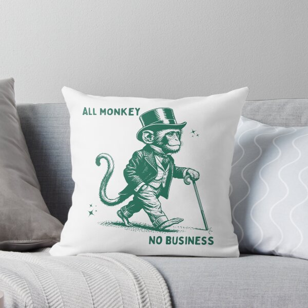 Item preview, All monkey no business designed and sold by Chaos Haven.