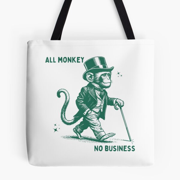 Item preview, All monkey no business designed and sold by Chaos Haven.