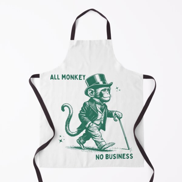 Item preview, All monkey no business designed and sold by Chaos Haven.