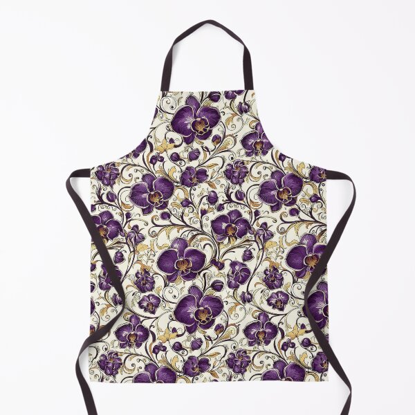 Item preview, Elegant Orchid Motif with Vintage Botanical Aesthetic designed and sold by Piotrek0001.