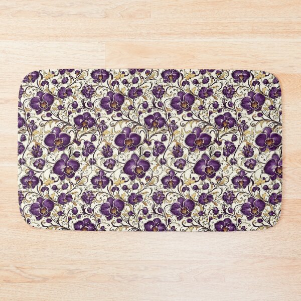 Item preview, Elegant Orchid Motif with Vintage Botanical Aesthetic designed and sold by Piotrek0001.