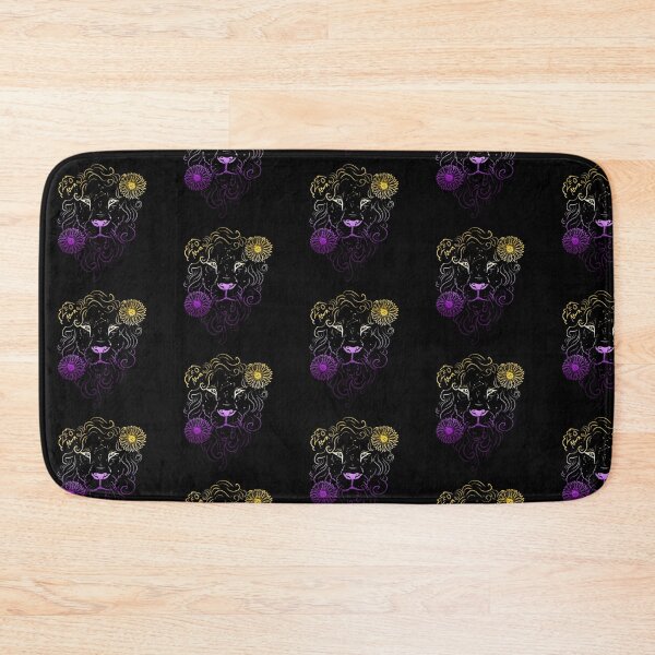 Item preview, sunflower lion non binary flag designed and sold by TheDoodlemancer.