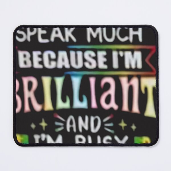 Item preview, I Dont Speak Much Brilliant Autism Autistic Boys Girls Gift designed and sold by reves2021.