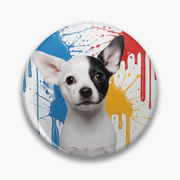 Item preview, Splatter paint pup designed and sold by RJsphotography and More.