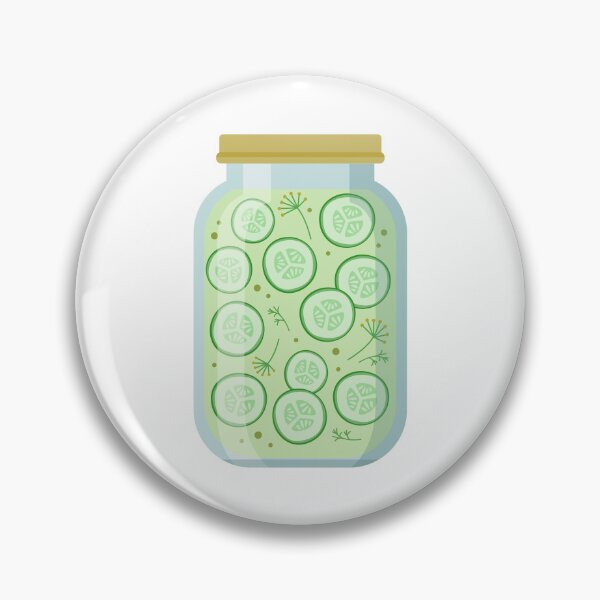 Item preview, Pickled cucumber slices designed and sold by MarleinWinter.