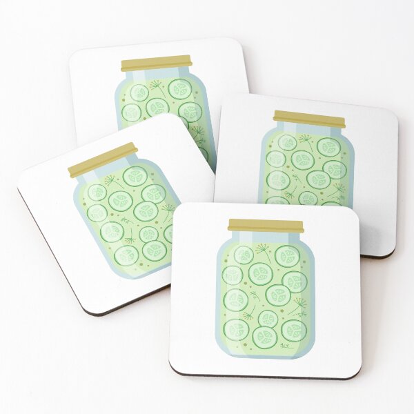 Item preview, Pickled cucumber slices designed and sold by MarleinWinter.