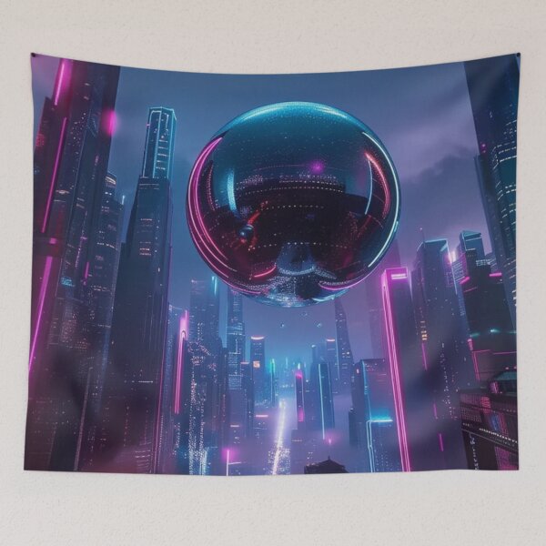 Item preview, Neon Ascension: The Antigravity Metropolis designed and sold by eXtraHumans.