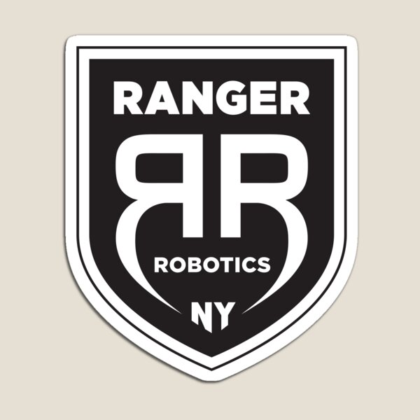 Vista previa del artículo con la obra «Logotipo en blanco y negro de Ranger Robotics», diseñado y vendido por Ranger3015.