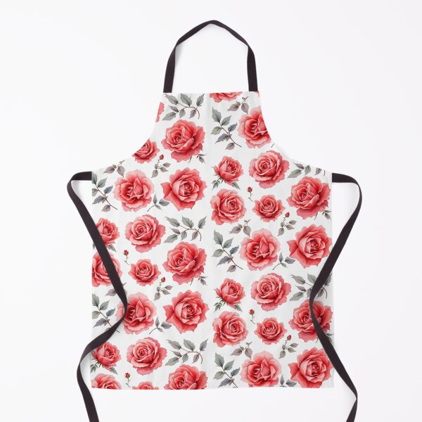 Item preview, Elegant Red Roses Seamless Pattern designed and sold by The Shirt Shoppee .