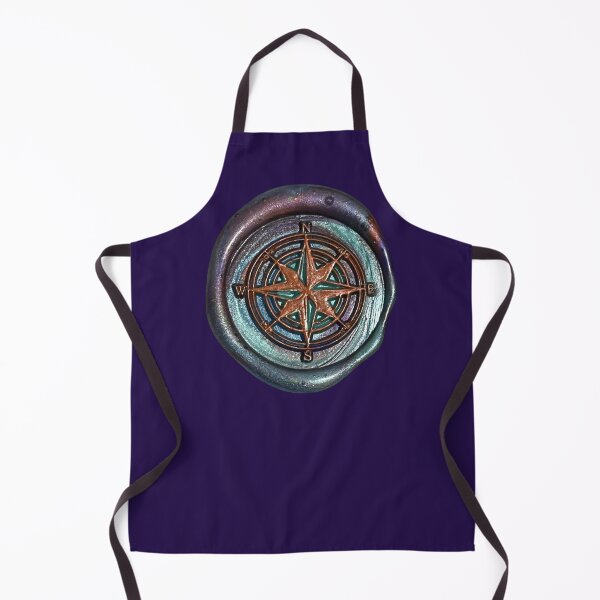 Item preview, Wax Seal - Compass, blue/bronze designed and sold by Elinda96.