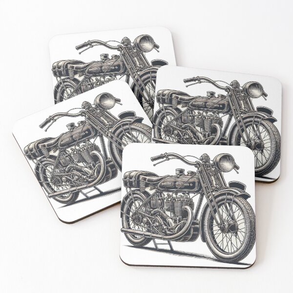 Item preview, Antic vintage motorcycle sticker Vtwin  designed and sold by vdt-shop.