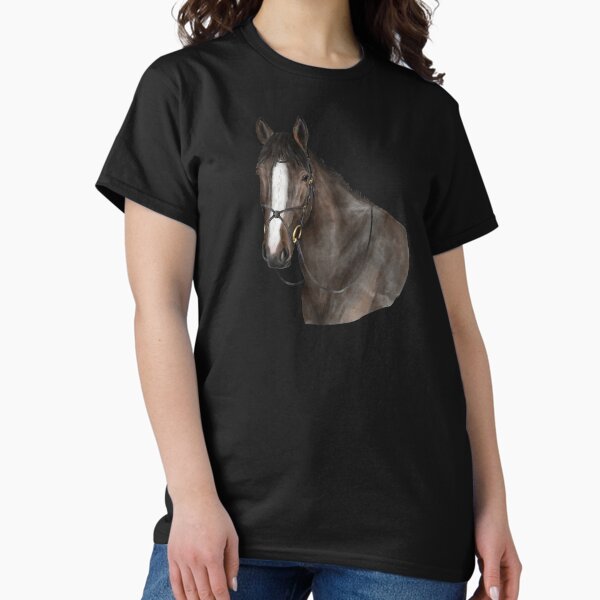 Aperçu de l'œuvre Tête de cheval noir dans une bride mexicaine créée et vendue par AnnaHlushkoArt.