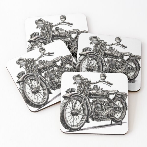 Item preview, Antic vintage motorcycle sticker Vtwin  designed and sold by vdt-shop.