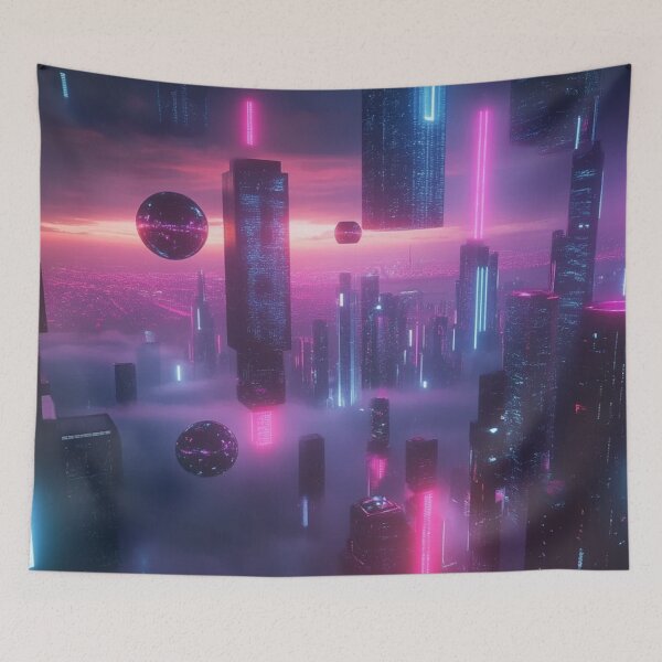 Item preview, A Futuristic City in Defiance of Physics designed and sold by eXtraHumans.