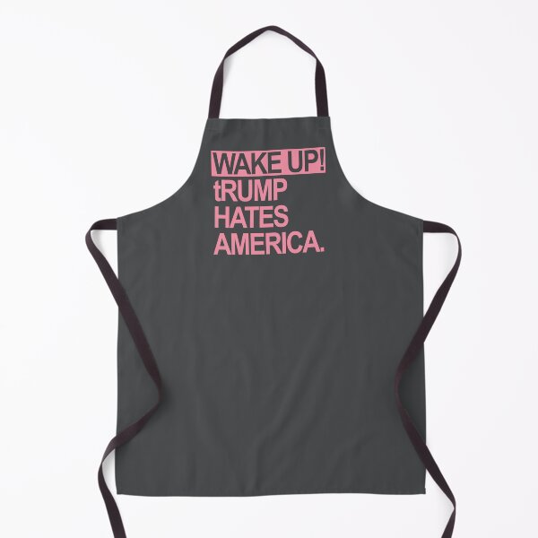 Item preview, Wake up - tRump Hates America (dusty pink) designed and sold by Thelittlelord.