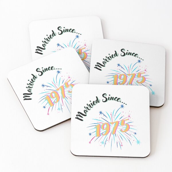 Item preview, Married Since 1975 designed and sold by LLR Designs.