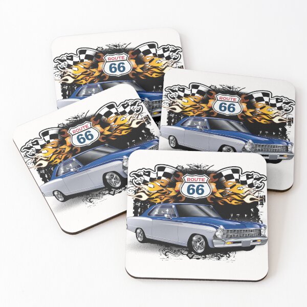 Item preview, Route 66 Racing 65 Nova designed and sold by ArtWithImpact.