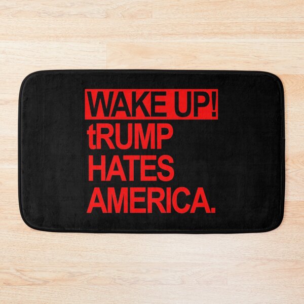 Item preview, Wake up - tRump Hates America (red) designed and sold by Thelittlelord.