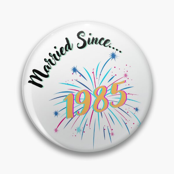 Item preview, Married Since 1985 designed and sold by LLR Designs.