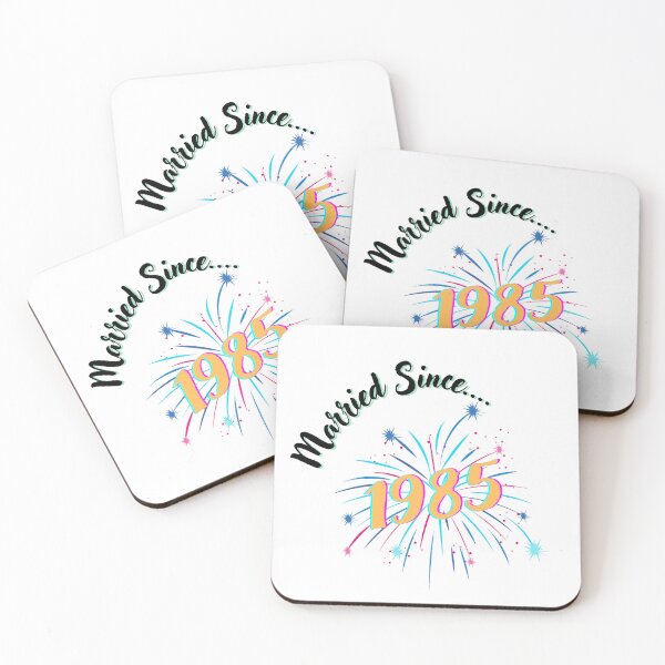 Item preview, Married Since 1985 designed and sold by LLR Designs.