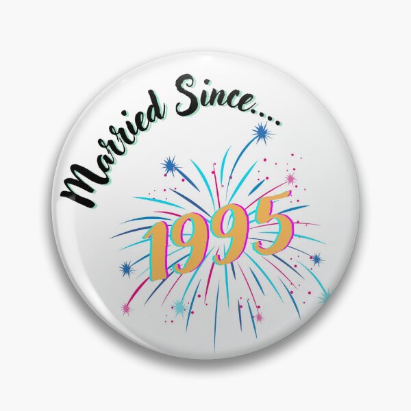 Item preview, Married Since 1995 designed and sold by LLR Designs.
