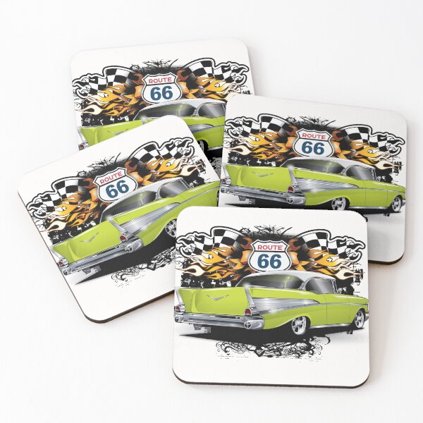 Item preview, Route 66 Racing 57 Chevy designed and sold by ArtWithImpact.