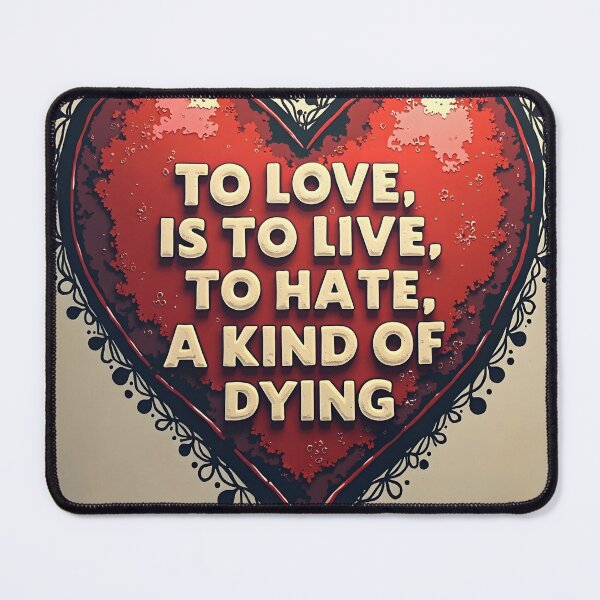 Item preview, Love & Hate Inspirational Heart Design for T-Shirts, Mugs designed and sold by CelestialAllure.