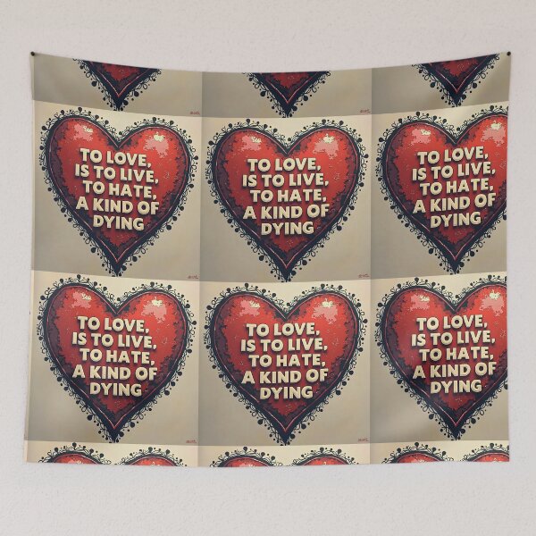 Item preview, Love & Hate Inspirational Heart Design for T-Shirts, Mugs designed and sold by CelestialAllure.