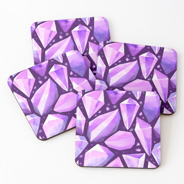 Item preview, Purple crystal on dark background designed and sold by Gioia-JJ.
