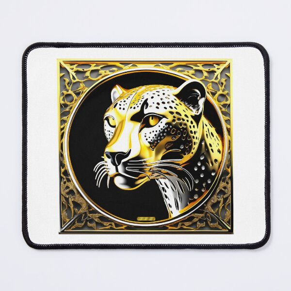 Item preview, Gold & Silver Cheetah head designed and sold by Drone-tees.