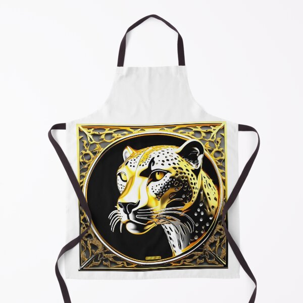 Item preview, Gold & Silver Cheetah head designed and sold by Drone-tees.