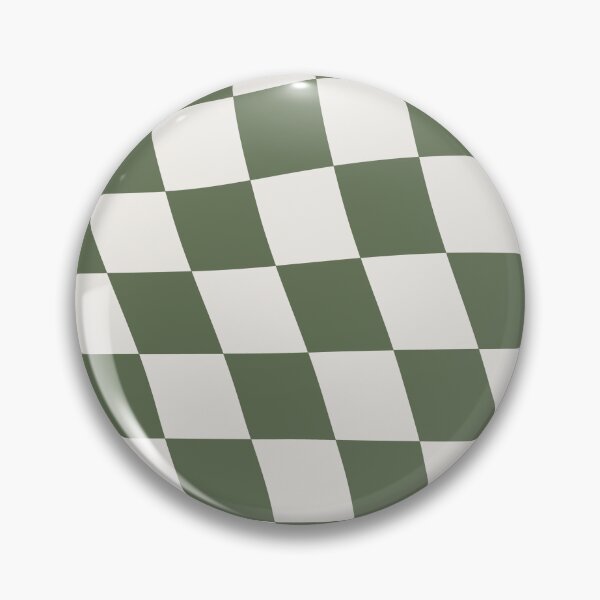 Item preview, Warped Check Pattern Muted Green designed and sold by soundlesswaves.