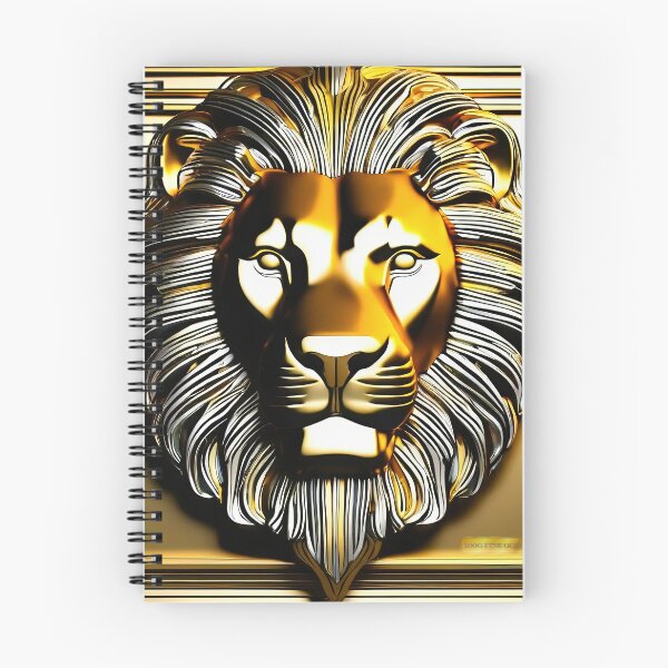 Item preview, Gold & Silver Lion head designed and sold by Drone-tees.