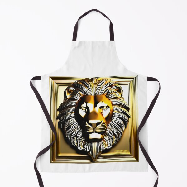 Item preview, Gold & Silver Lion head designed and sold by Drone-tees.