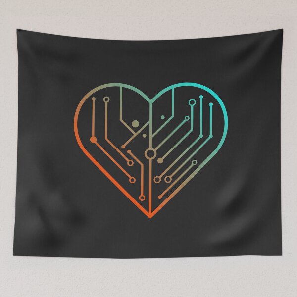 Item preview, AI-Driven Heart: The Future of Emotion and Technology designed and sold by Baka Collective.