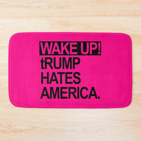 Item preview, Wake up - tRump Hates America (black 2.0) designed and sold by Thelittlelord.