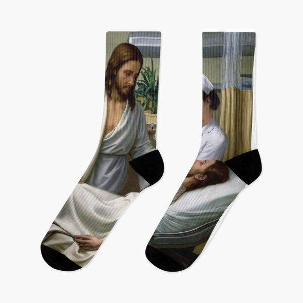 Item preview, Jesus with nurse  meme  designed and sold by Obinne.