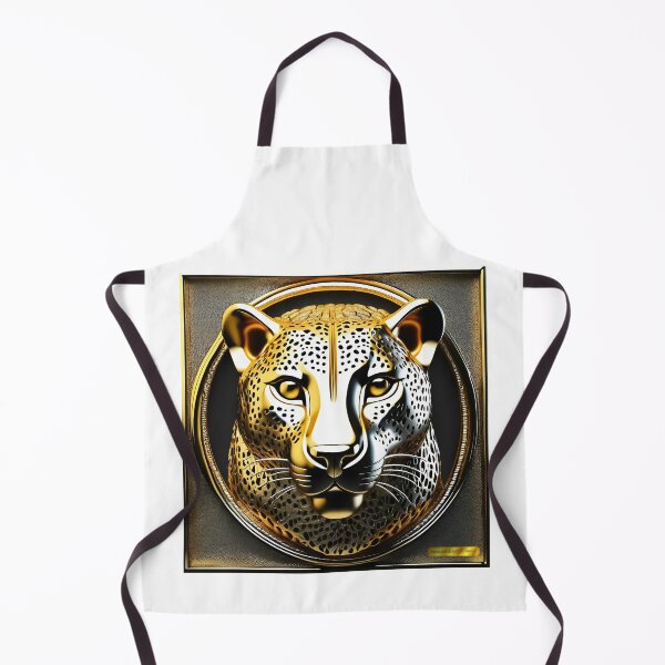 Item preview, Gold & Silver Cheetah head designed and sold by Drone-tees.