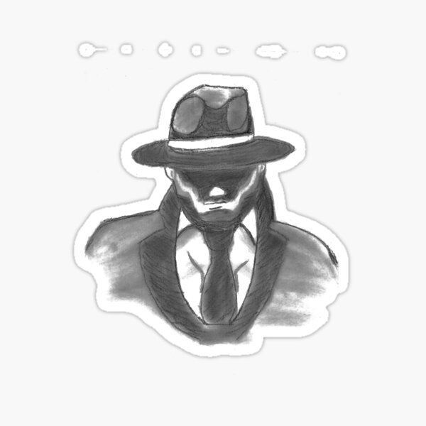 Vista previa del artículo con la obra «detective», diseñado y vendido por Art Dila Studio.