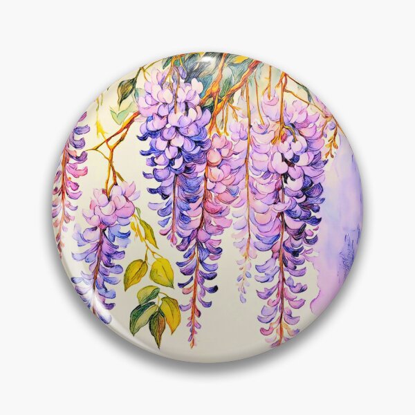Item preview, From the Garden: Wisteria floribunda - Glicinia #2 designed and sold by Helios Be. Lavsh.