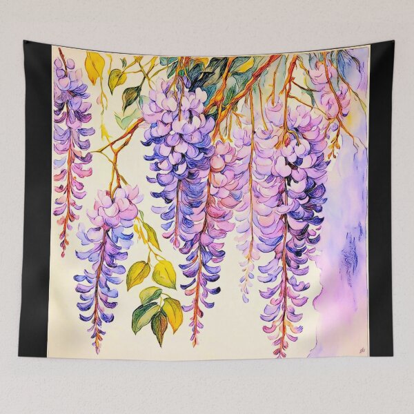 Item preview, From the Garden: Wisteria floribunda - Glicinia #2 designed and sold by Helios Be. Lavsh.