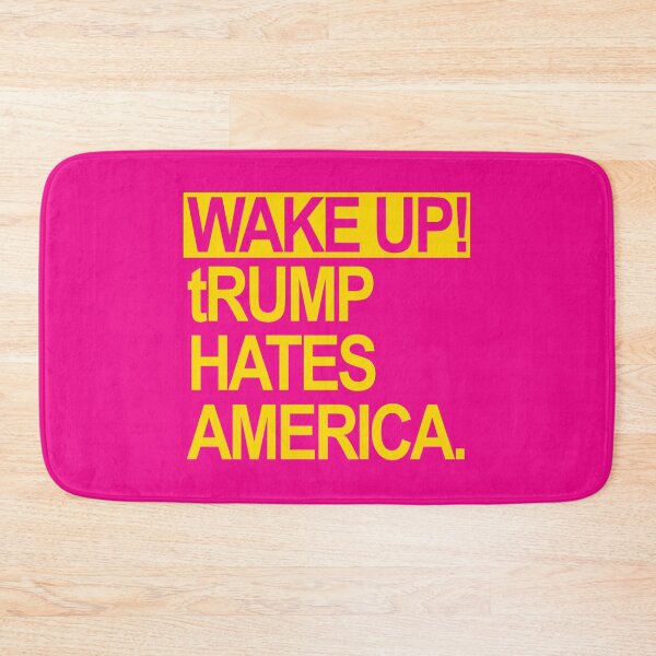 Item preview, Wake up - tRump Hates America (yellow 2.0) designed and sold by Thelittlelord.