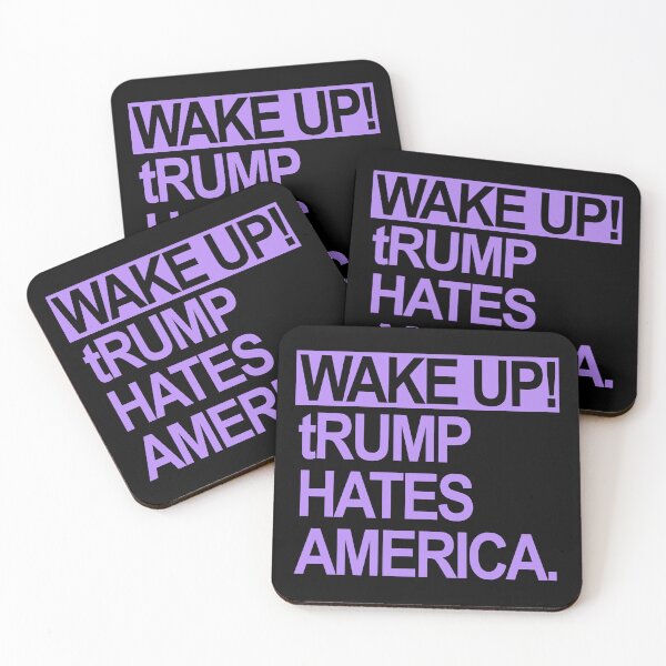 Item preview, Wake up - tRump Hates America (lavender 1) designed and sold by Thelittlelord.