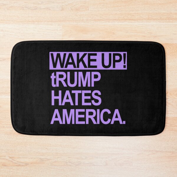 Item preview, Wake up - tRump Hates America (lavender 1) designed and sold by Thelittlelord.