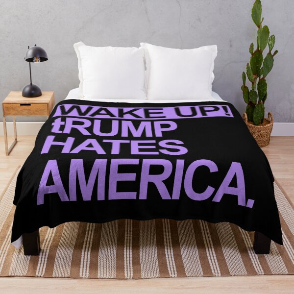 Item preview, Wake up - tRump Hates America (lavender 1) designed and sold by Thelittlelord.