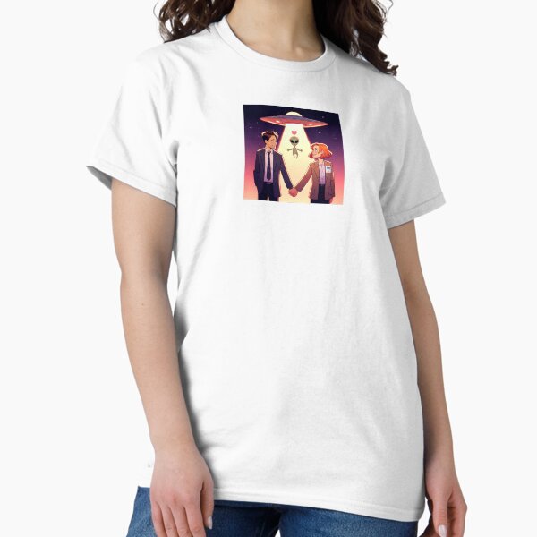 Item preview, Mulder and Scully in Love designed and sold by Main Character Energy.