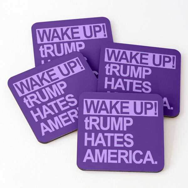 Item preview, Wake up - tRump Hates America (lavender 2) designed and sold by Thelittlelord.