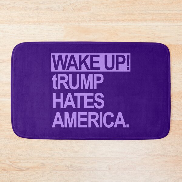 Item preview, Wake up - tRump Hates America (lavender 2) designed and sold by Thelittlelord.